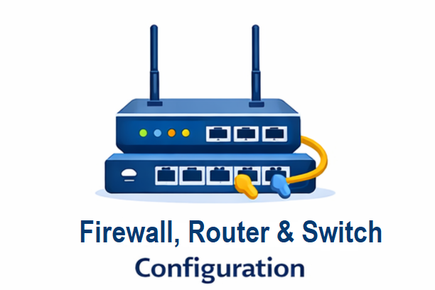 router and switch conf